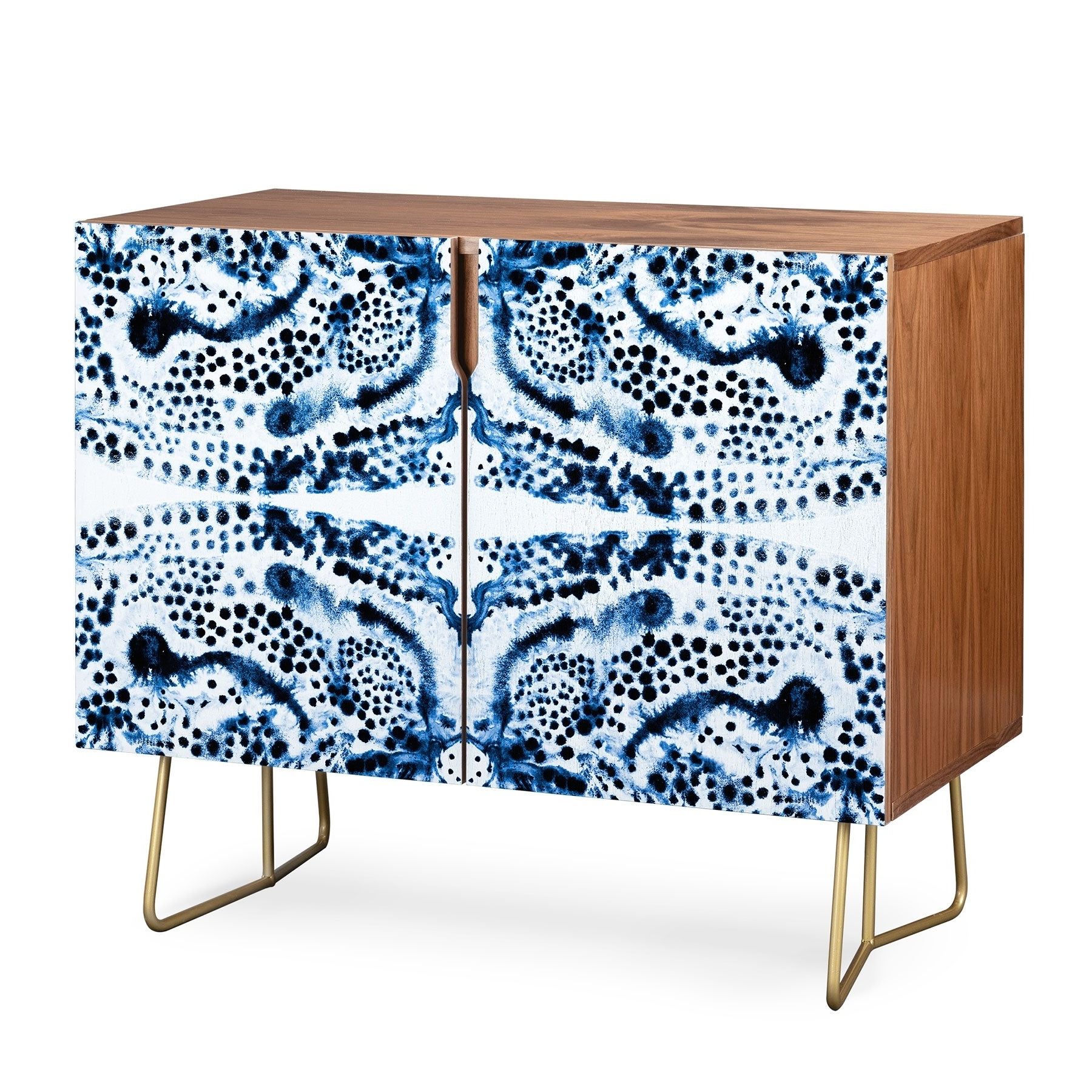 Featured Photo of 20 The Best Symmetric Blue Swirl Credenzas