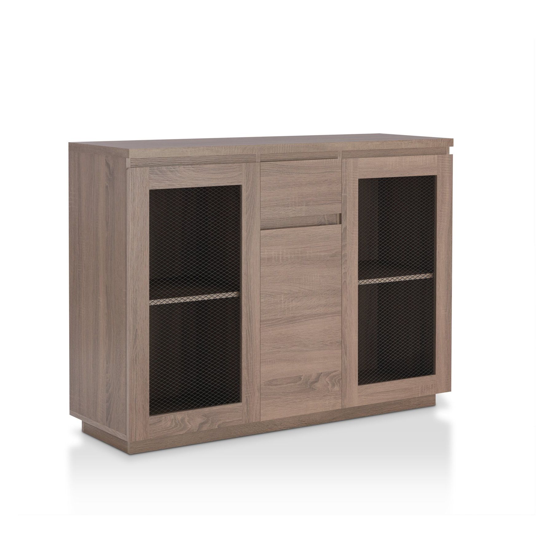 Furniture Of America Charleston Contemporary Multi Storage For Contemporary Multi Storage Dining Buffets (View 8 of 20)