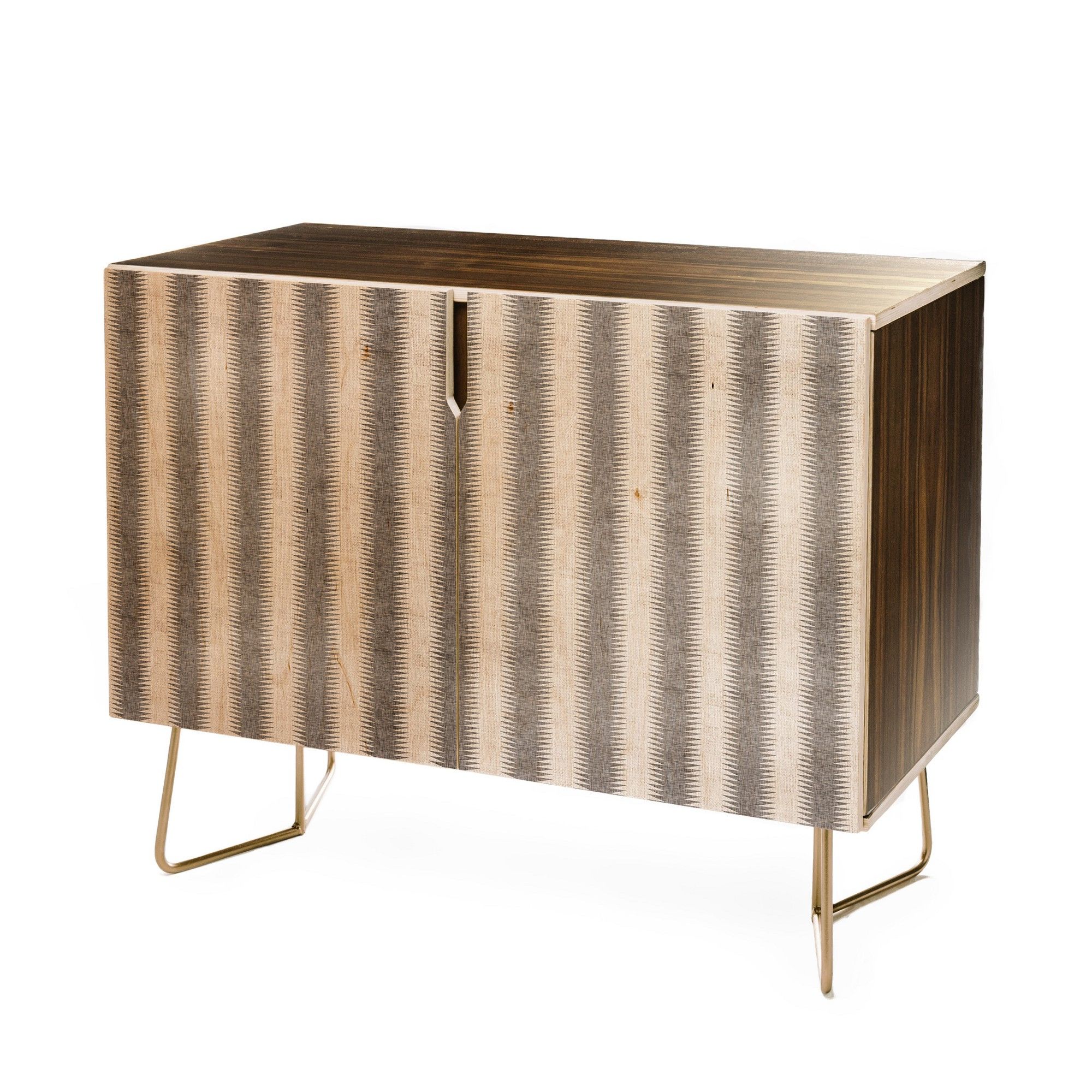 Holli Zollinger French Seaside Stripe Credenza With Gold With Multi Stripe Credenzas (Gallery 1 of 20)