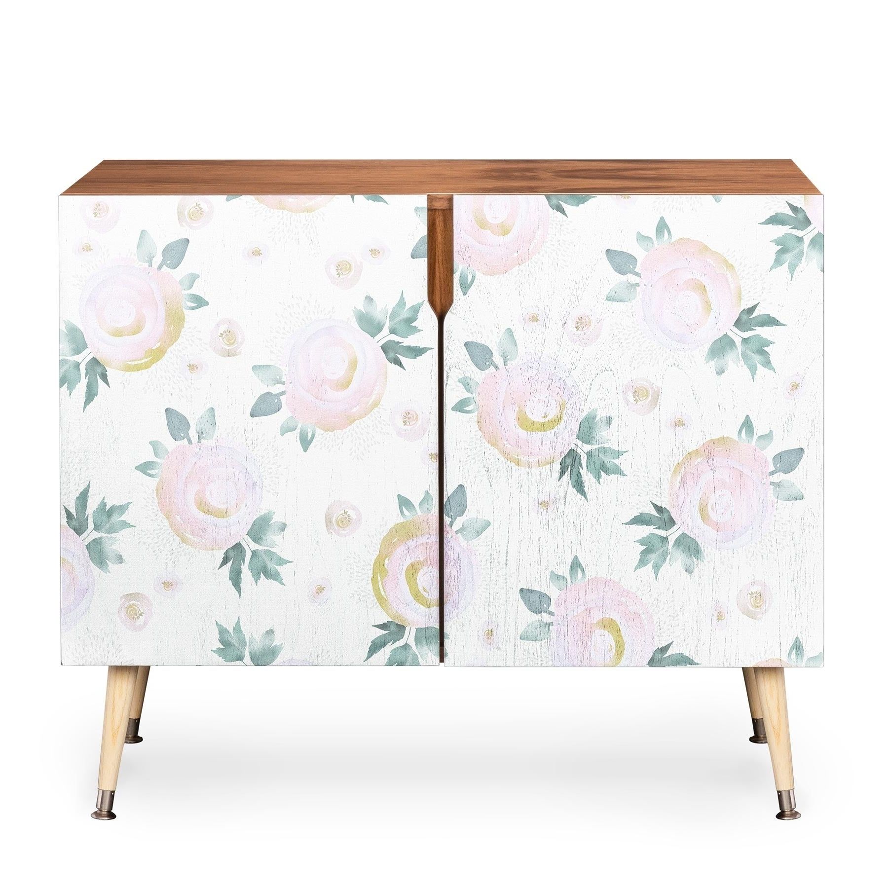 Iveta Abolina Rose Taffy Wood Credenza Inside Lovely Floral Credenzas (View 1 of 20)