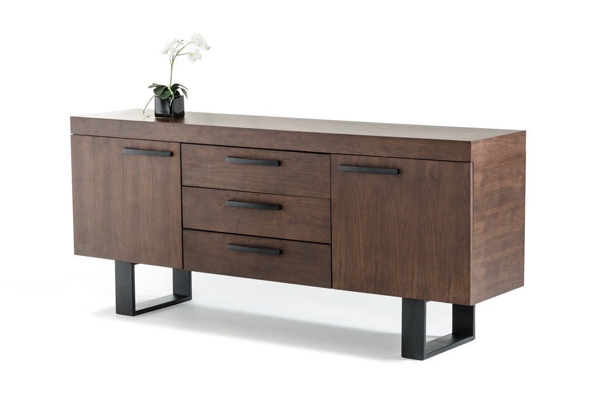 Lola Modern Walnut Buffet In 2019 | Furniture | Outdoor In Contemporary Buffets (View 15 of 20)