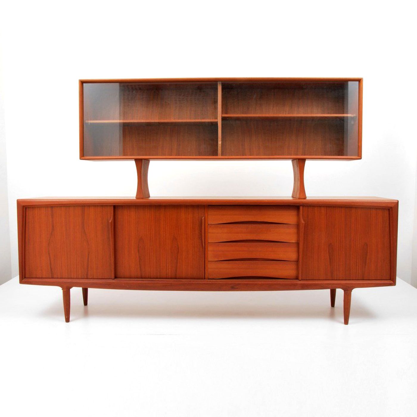Mid Century Danish Modern Sideboard Cabinetgunni Omann Intended For Southwest Pink Credenzas (Gallery 20 of 20)