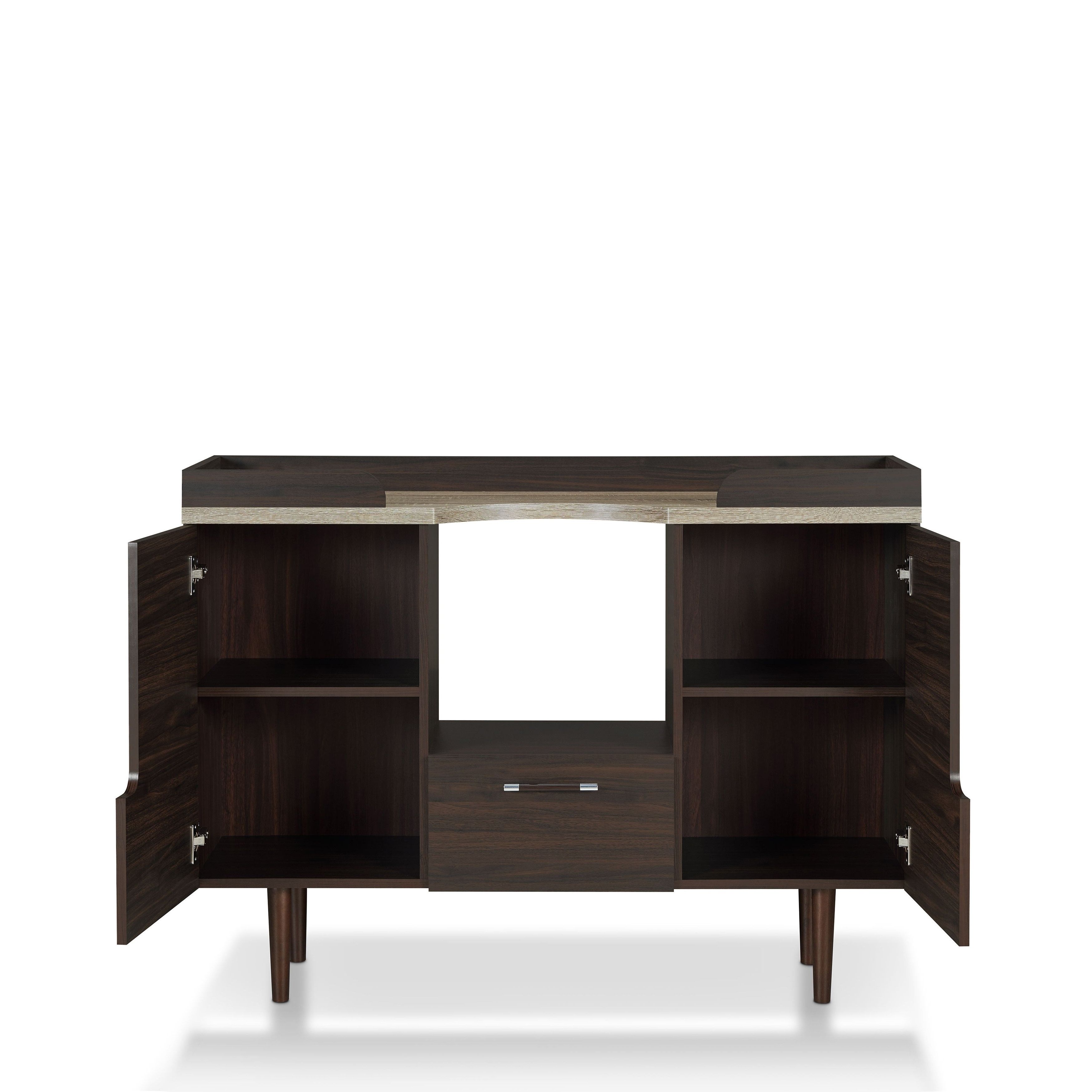 Pattermon Mid Century Modern Two Tone Wenge Buffet Serverfoa Within Modern Two Tone Buffets (Gallery 17 of 20)