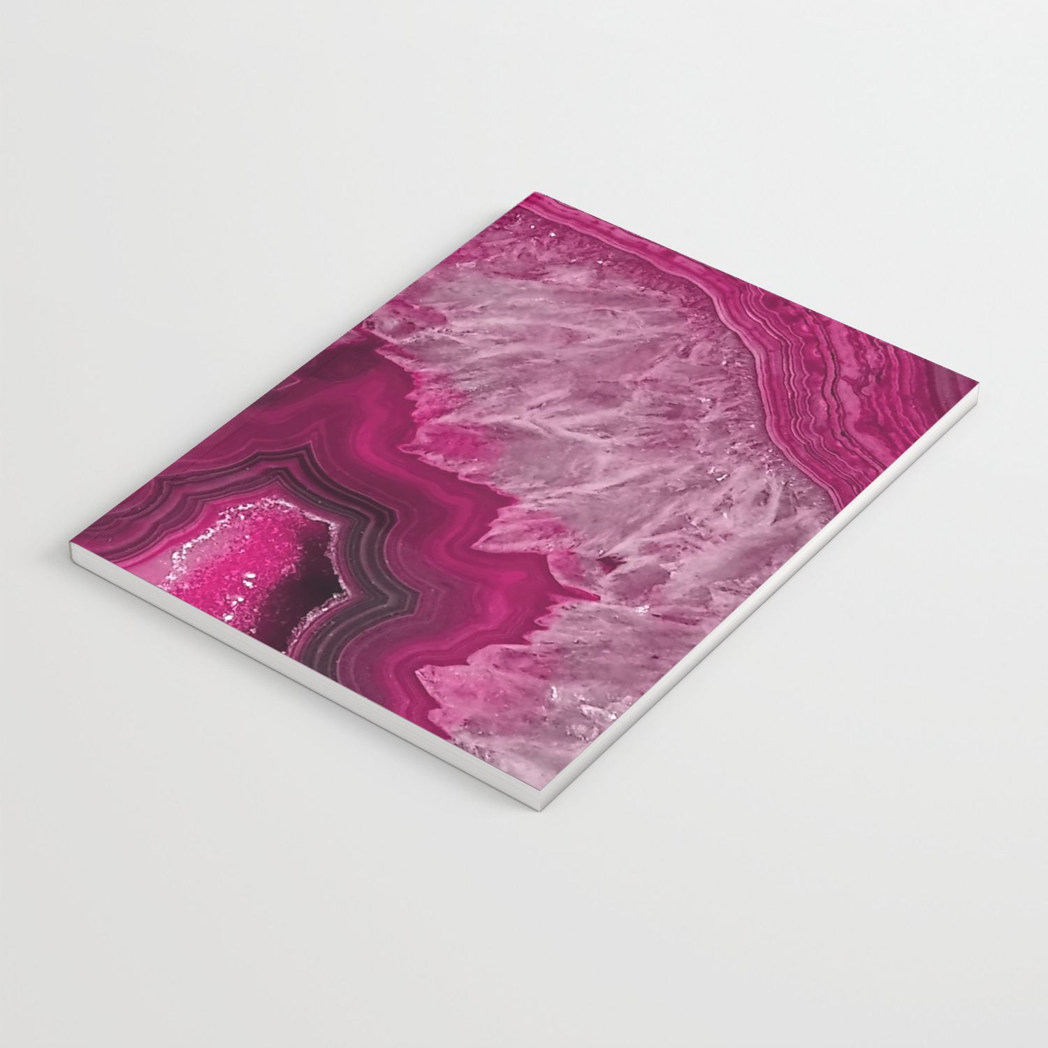 Pink Purple Agate Mineral Gem Stone – Beautiful Backdrop Notebook With Regard To Pale Pink Agate Wood Credenzas (View 16 of 20)