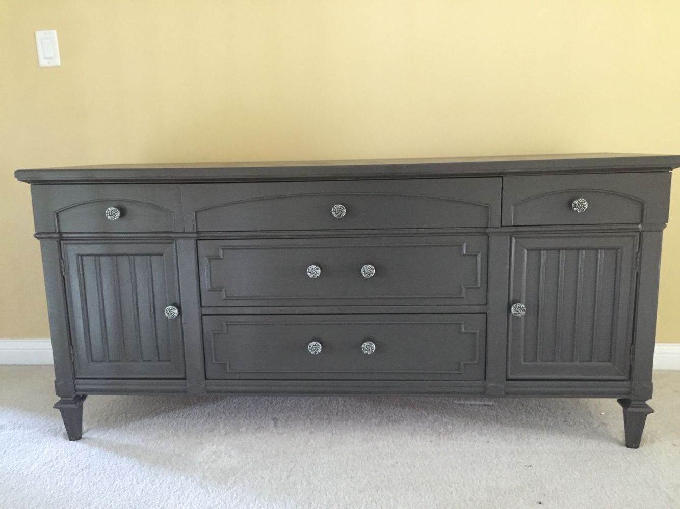 Sherwin Williams Black Fox. | House Stuffbecause I've Got Throughout Rustic Walnut Buffets (Gallery 20 of 20)