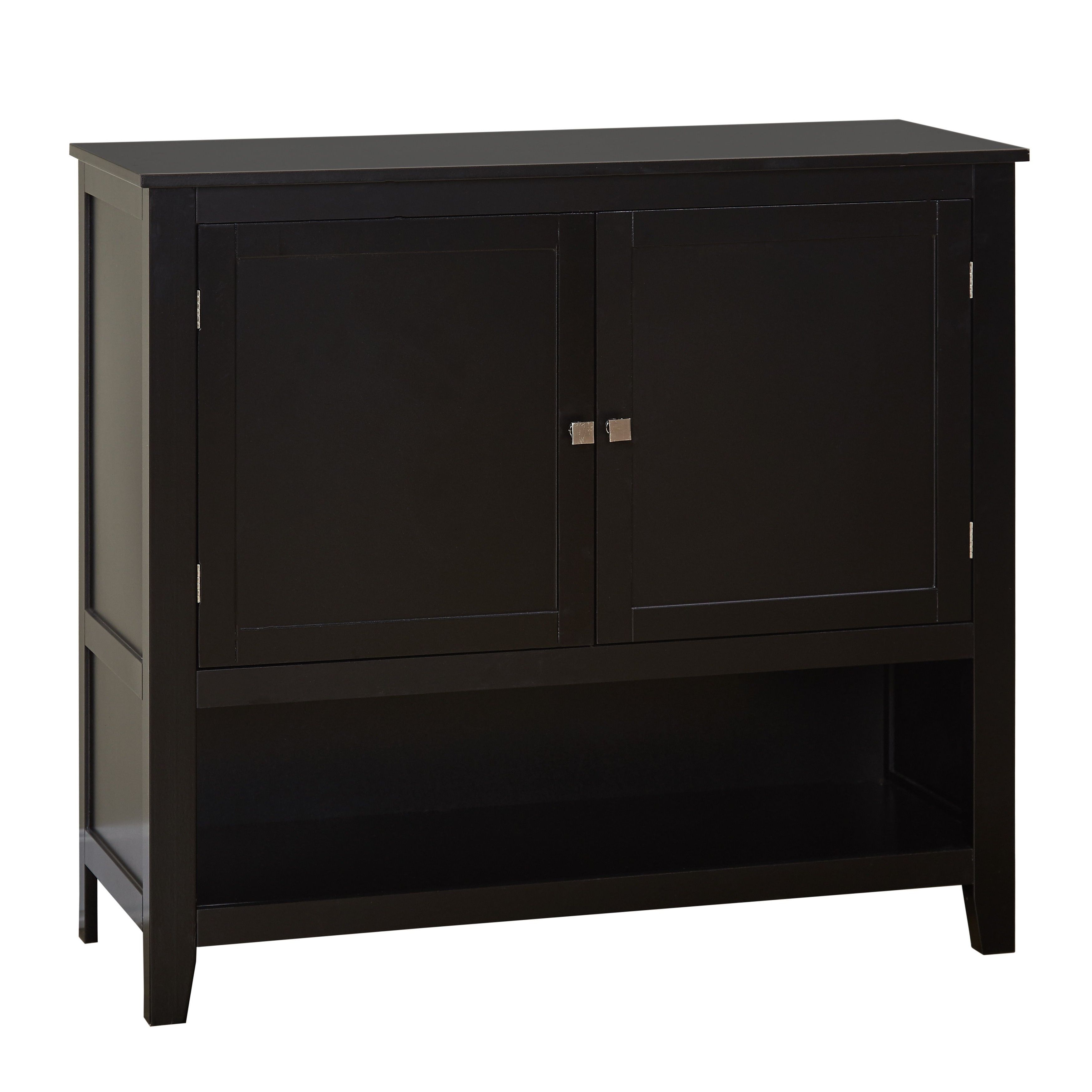 Simple Living Montego Black Wooden Buffet Within Simple Living Montego Black Wooden Buffets (Gallery 2 of 20)