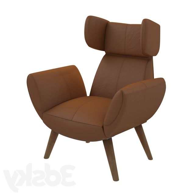 3d Models: Arm Chair – Borst Armchair With Borst Armchairs (Gallery 9 of 20)