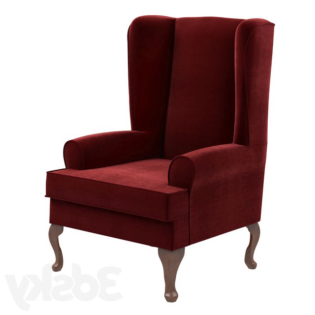 3d Models: Arm Chair – Louisburg Armchair Pertaining To Louisburg Armchairs (View 7 of 20)