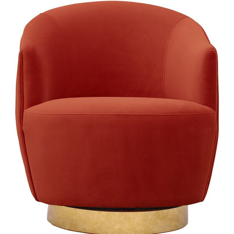 Adali Channel Tufted Swivel Barrel Chair For Navin Barrel Chairs (View 7 of 20)
