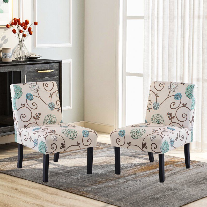 Alush Accent Slipper Chair With Alush Accent Slipper Chairs (set Of 2) (View 1 of 20)