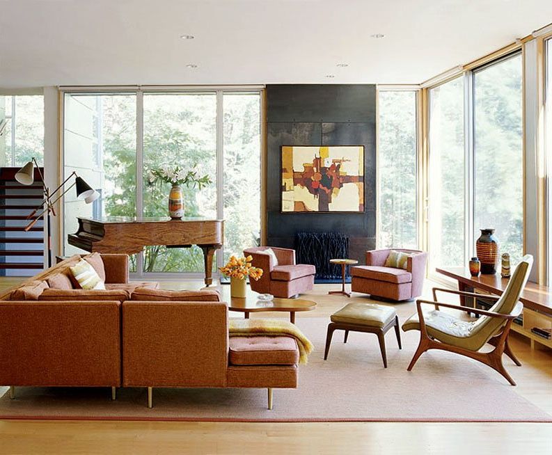 An Autumn Woodland Walk Inspires A Warm And Expressive Home Pertaining To Lau Barrel Chairs (View 13 of 20)