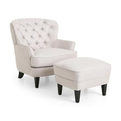 Beige – Accent Chairs – Chairs – The Home Depot Inside Roswell Polyester Blend Lounge Chairs (Gallery 19 of 20)