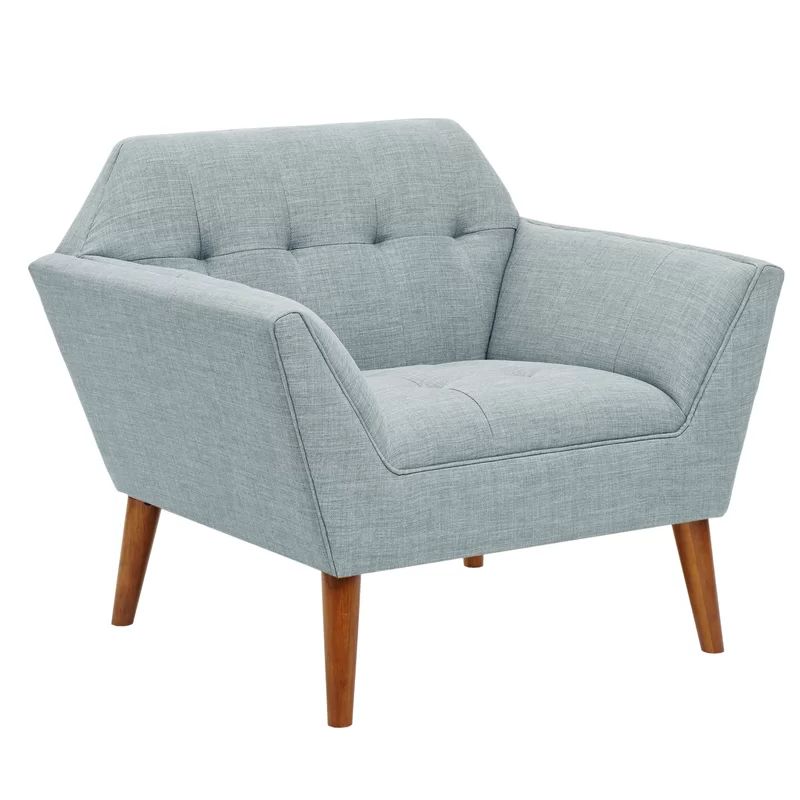 Belz 38" W Tufted Polyester Armchair | Furniture, Armchair Throughout Belz Tufted Polyester Armchairs (Gallery 6 of 20)