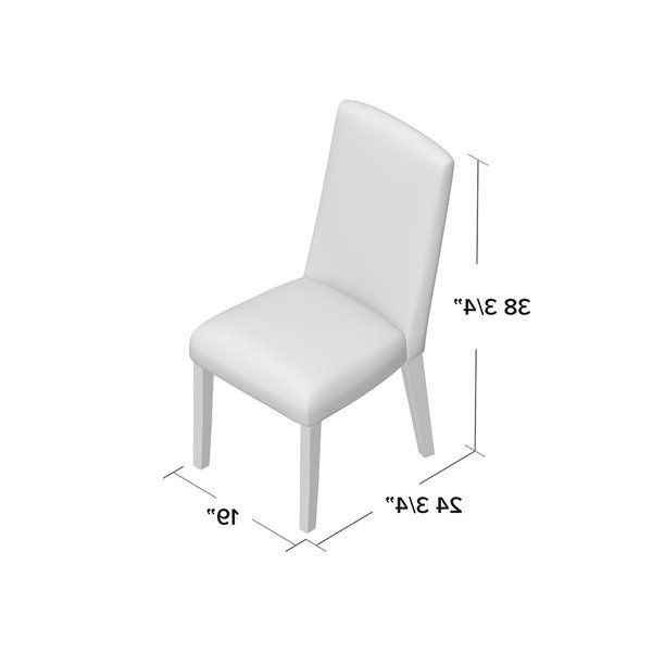 Bob Stripe Upholstered Dining Chair Regarding Bob Stripe Upholstered Dining Chairs (set Of 2) (Gallery 3 of 20)