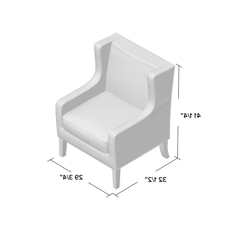 Chagnon Wingback Chair Within Chagnon Wingback Chairs (Gallery 3 of 20)