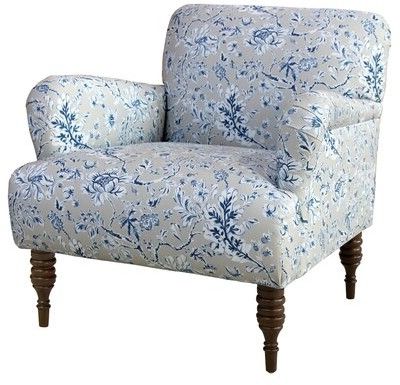 Crothersville 32" W Polyester Blend Armchair Body Fabric: Gray Floral  Cotton, Leg Color: Natural With Autenberg Armchairs (Gallery 11 of 20)