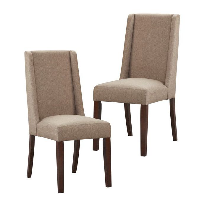 Darby Home Co Pierre Parsons Chair & Reviews | Birch Lane For Madison Avenue Tufted Cotton Upholstered Dining Chairs (set Of 2) (Gallery 7 of 20)