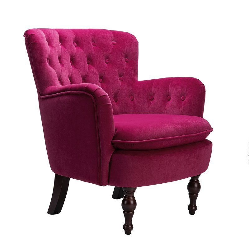 Didonato Armchair | Classic Armchair, Armchair, Tufted With Regard To Didonato Tufted Velvet Armchairs (View 5 of 20)