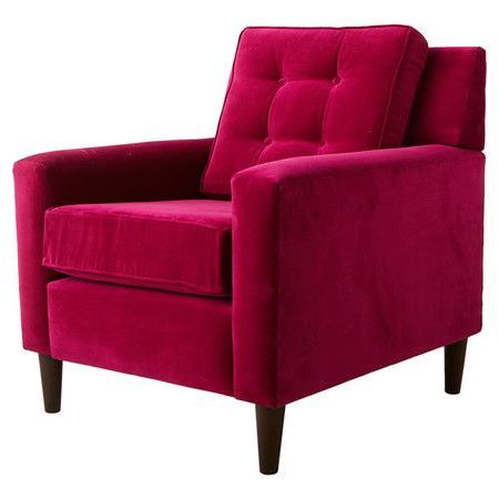 Farrah Velvet Arm Chair | Armchair, Chair, Velvet Armchair For Bernardston Armchairs (View 4 of 20)
