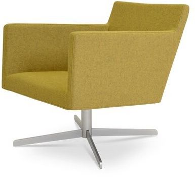 Harput Swivel Armchair Upholstery Color: Orange With Regard To Loftus Swivel Armchairs (View 13 of 20)