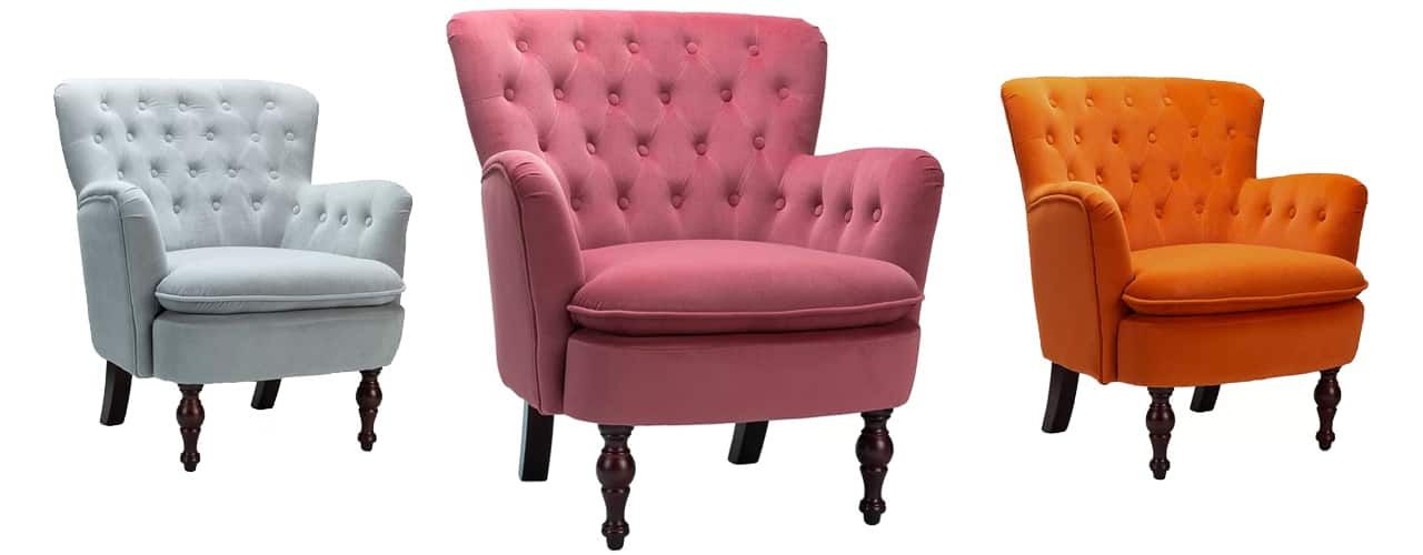 How To Buy An Affordable Couch And Accent Chair Combo Within Didonato Tufted Velvet Armchairs (View 16 of 20)