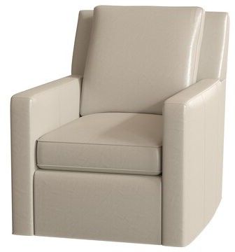 Jaxon 29.5" W Swivel Armchair Body Fabric: Outsider Cloud 28255, Cushion  Fill: Premier Down Throughout Gallin Wingback Chairs (Gallery 16 of 20)