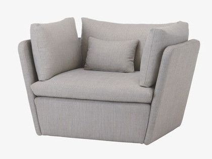 Kasha Greys Cotton Blend Fabric Armchair – Habitatuk | Canapé Throughout Kasha Armchairs (Gallery 6 of 20)