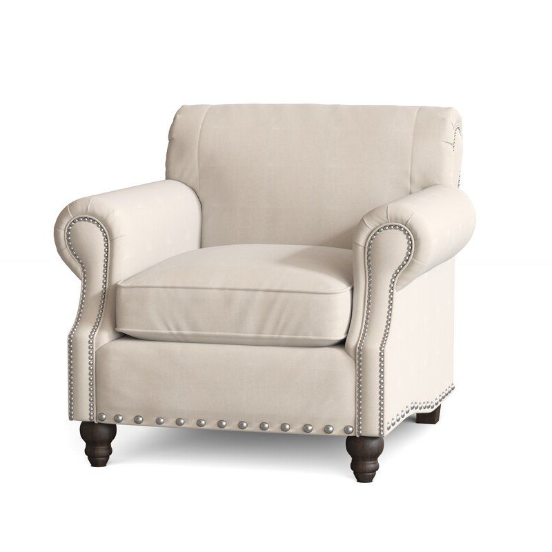 Landry 40" W Polyester Blend Down Cushion Armchair With Regard To Polyester Blend Armchairs (Gallery 19 of 20)