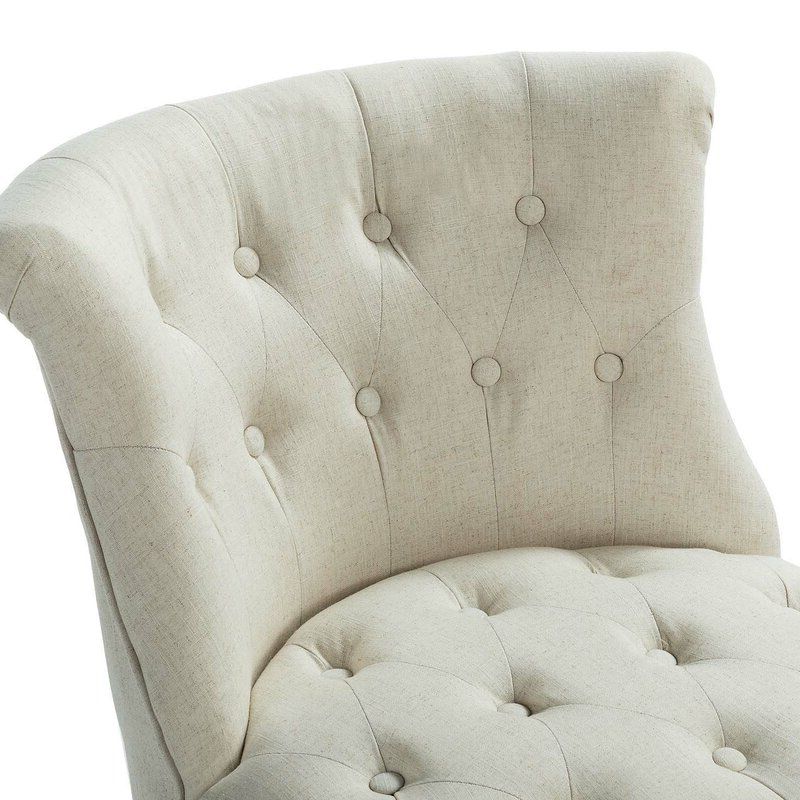 Maubara 22.1" W Tufted Side Chair Pertaining To Maubara Tufted Wingback Chairs (Gallery 17 of 20)