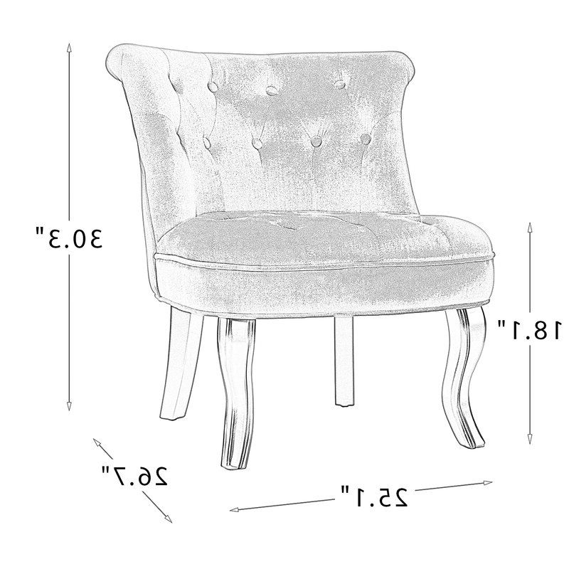 Maubara Side Chair Regarding Maubara Tufted Wingback Chairs (View 4 of 20)