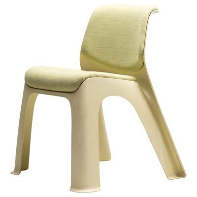 Moss Linen Plastic Chair, 1974 Pertaining To Chiles Linen Side Chairs (Gallery 13 of 20)