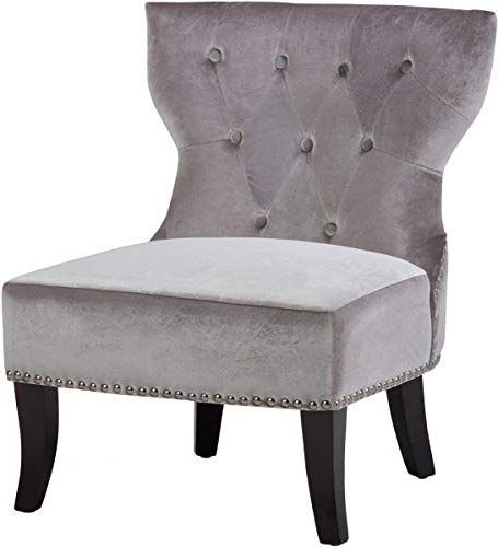 New Simpli Home Axckits73o5g Kitchener Traditional Accent For Gozzoli Slipper Chairs (View 8 of 20)