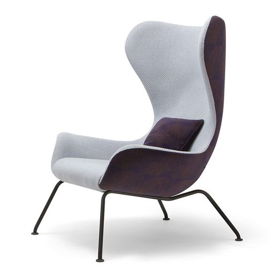 Nirvana Lounge Chair With Metal Legs | Andy Thornton Pertaining To Lounge Chairs With Metal Leg (View 2 of 20)