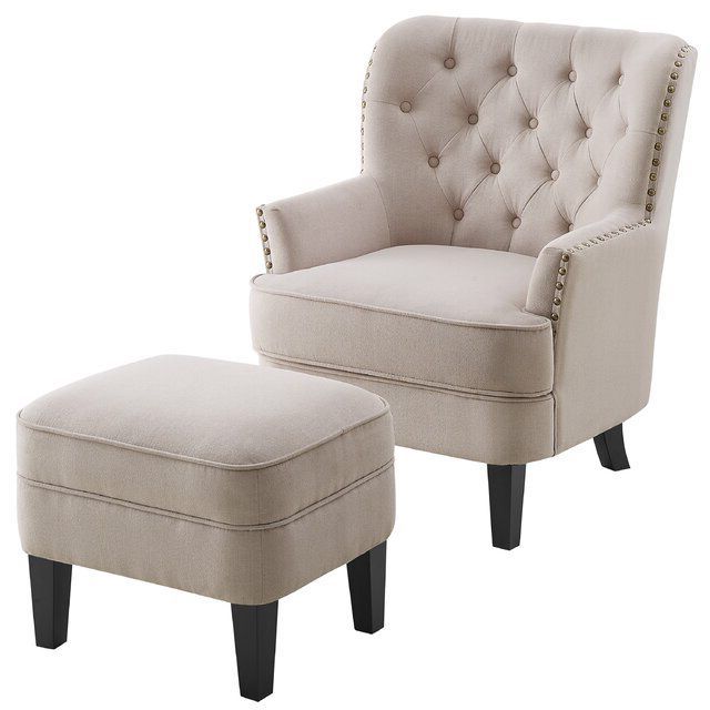 Pin On Bedroom Chair Ideas Inside Michalak Cheswood Armchairs And Ottoman (Gallery 4 of 20)