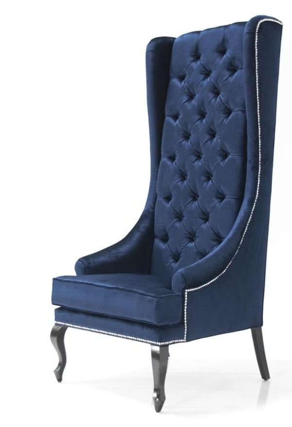 Pin On Blue And White Regarding Saige Wingback Chairs (View 13 of 20)