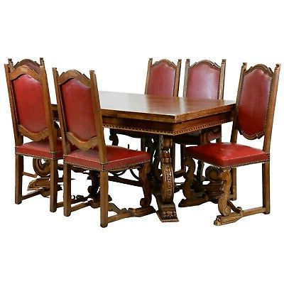 Post 1950 – Six Dining Chairs – Vatican With Madison Avenue Tufted Cotton Upholstered Dining Chairs (set Of 2) (Gallery 19 of 20)