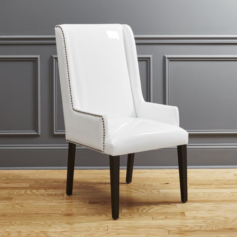 Shop Reynolds Patent Leather Chair. Designedmermelada Regarding Reynolds Armchairs (Gallery 17 of 20)