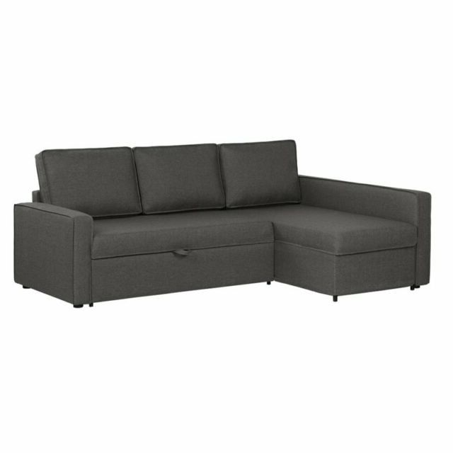 South Shore Liveit Cozy Storage Convertible Sectional In Charcoal Gray With Regard To Live It Cozy Armchairs (View 8 of 20)