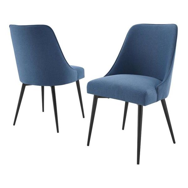 Steve Silver Colfax Blue Side Chair (set Of 2) Cf450sn – The Inside Esmund Side Chairs (set Of 2) (View 7 of 20)