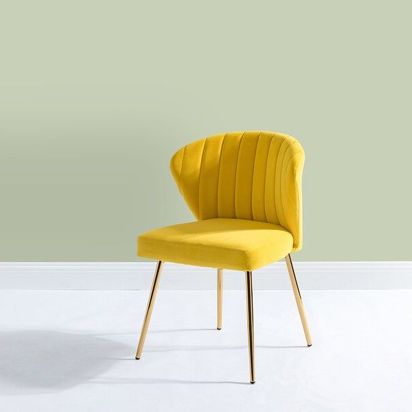 Yellow Velvet Chair For Daulton Velvet Side Chairs (View 16 of 20)