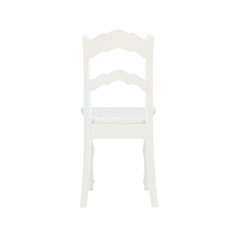 2020 72" L Breakroom Tables And Chair Set In Powell Youth Wood Table And Two Chair Set In Vanilla White (View 18 of 20)
