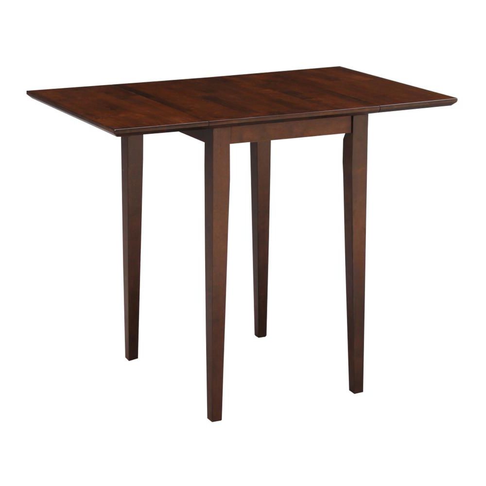 2020 Boothby Drop Leaf Rubberwood Solid Wood Pedestal Dining Tables Pertaining To International Concepts Espresso Drop Leaf Extendable (Gallery 19 of 20)