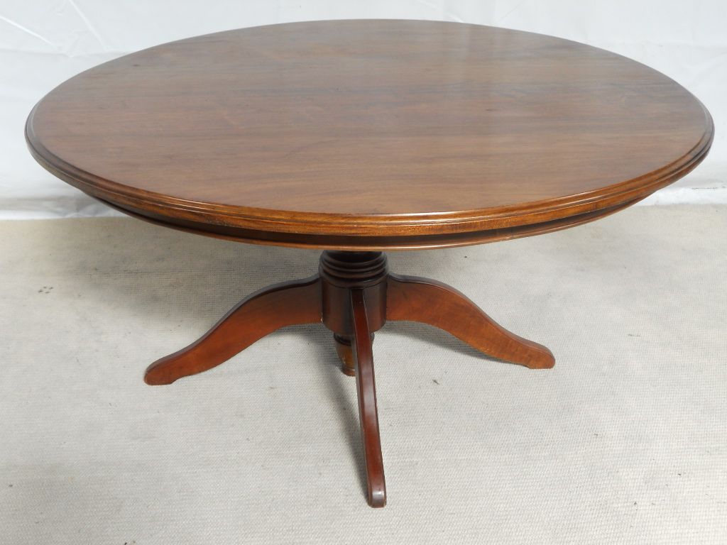 28'' Pedestal Dining Tables In Widely Used Large Round Pedestal Mahogany Dining Table To Seat Eight (View 8 of 20)