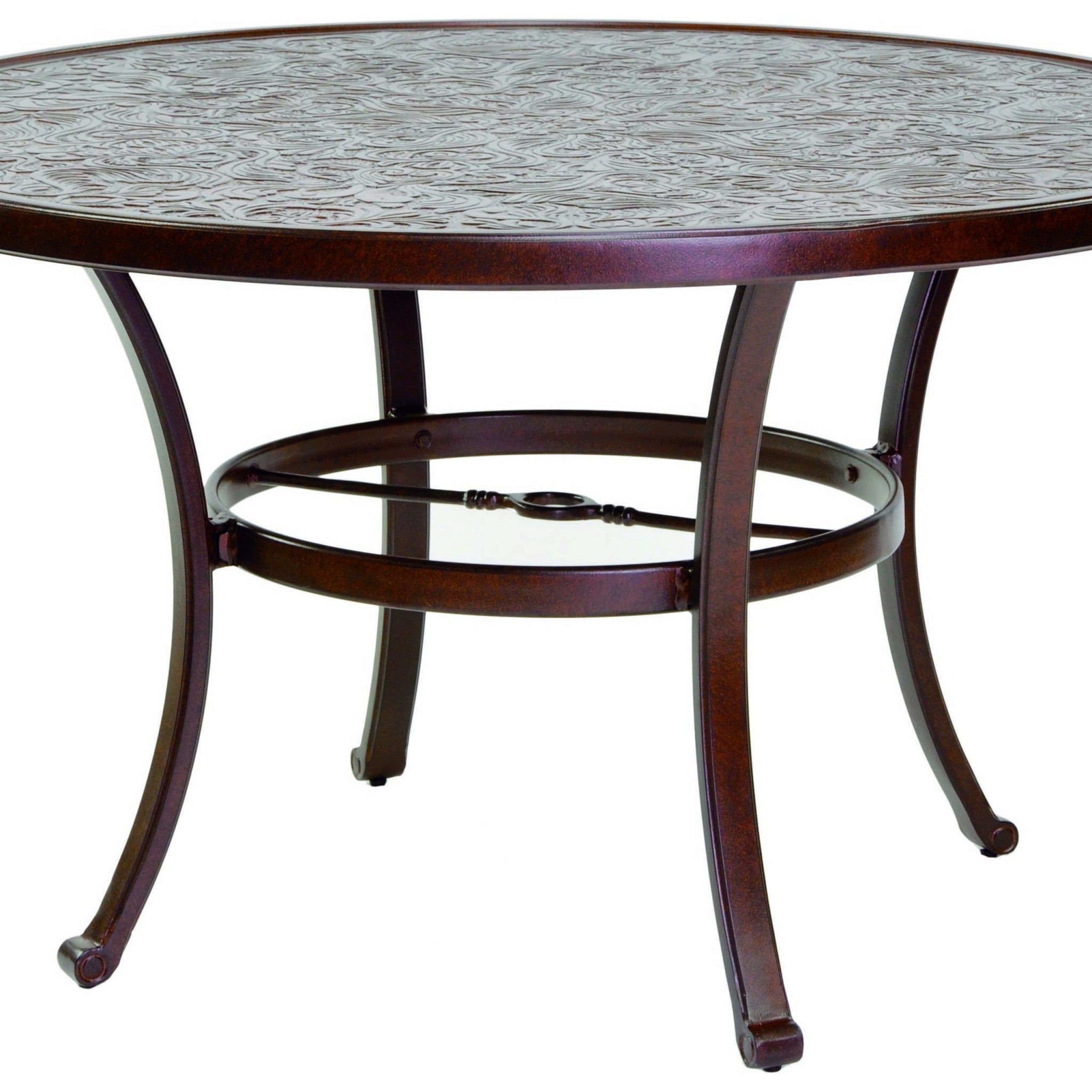 49'' Dining Tables With Regard To Newest Castelle Vintage Cast Aluminum 48 – 49 Round Dining Table (Gallery 5 of 20)
