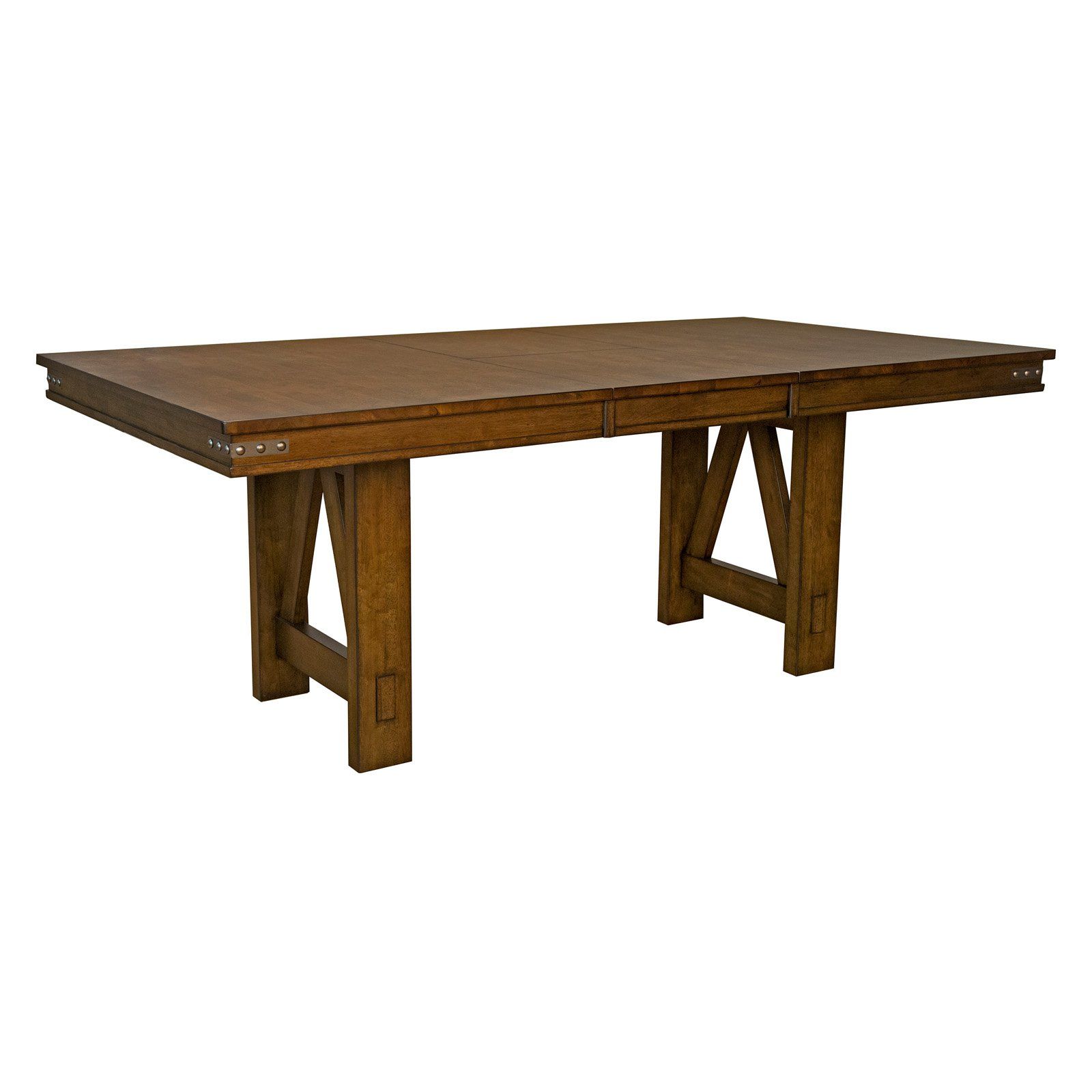 A America Eastwood Trestle Dining Table – Walmart Regarding Trendy Trestle Dining Tables (View 1 of 20)