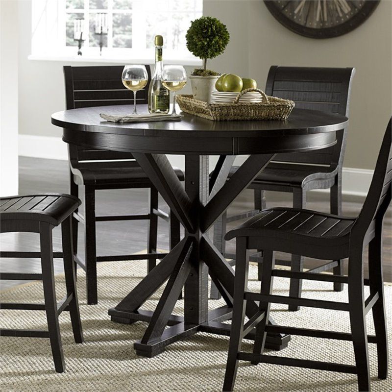 Abby Bar Height Dining Tables With Trendy Progressive Willow 48" Round Counter Height Dining Table (View 15 of 20)