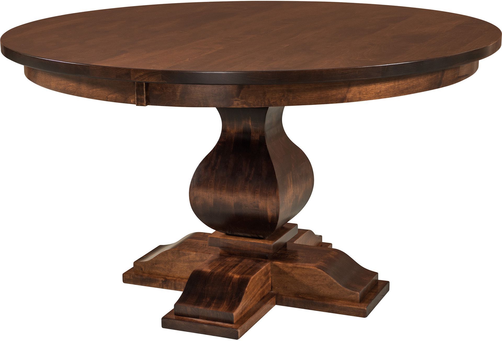 Amish Barrington Single Pertaining To 2020 Kirt Pedestal Dining Tables (View 1 of 20)