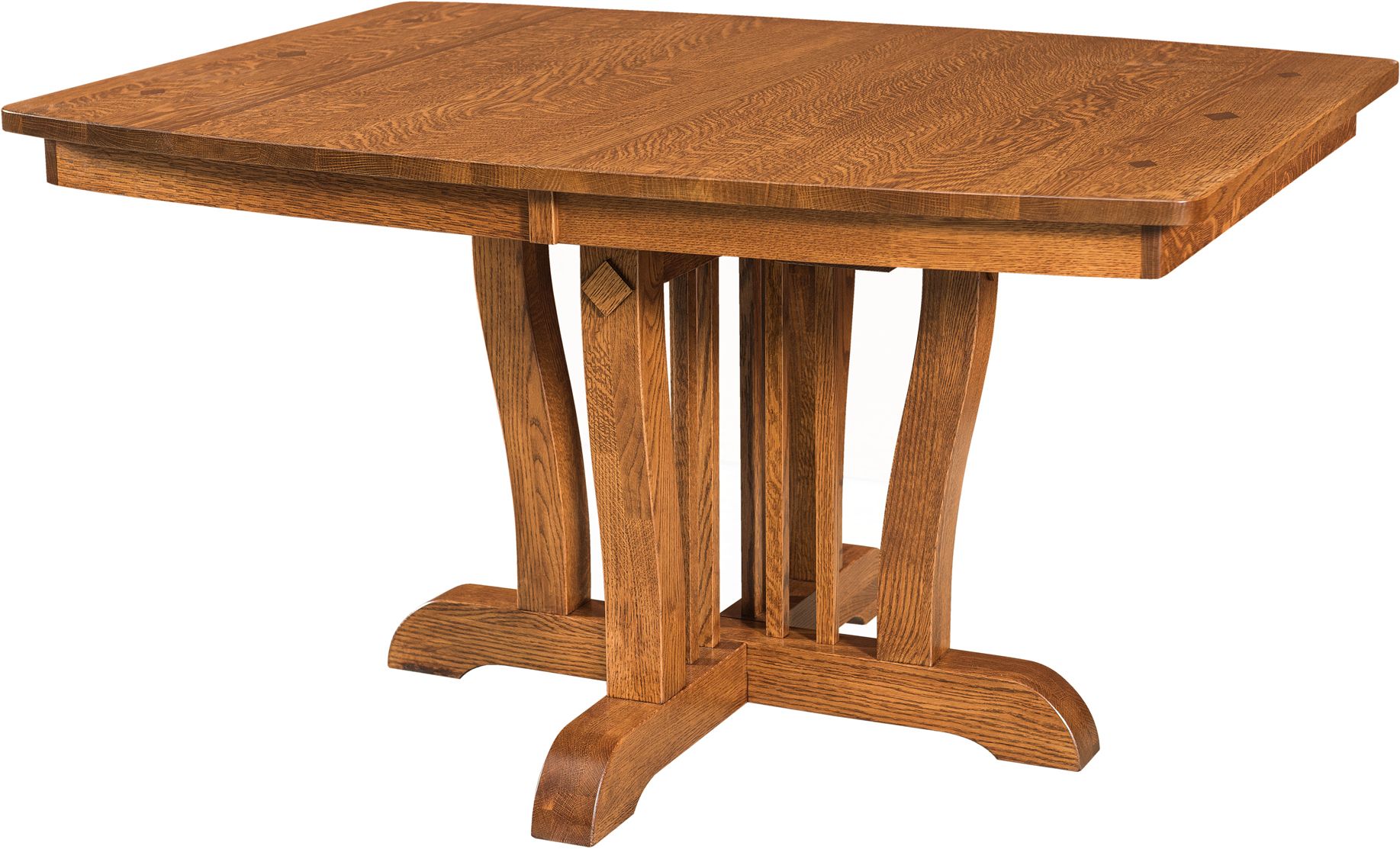 Amish Pedestal With Regard To Most Current Jazmin Pedestal Dining Tables (View 10 of 20)