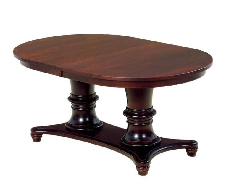 Amish Woodbury Double Pedestal Dining Room Table (Gallery 19 of 20)