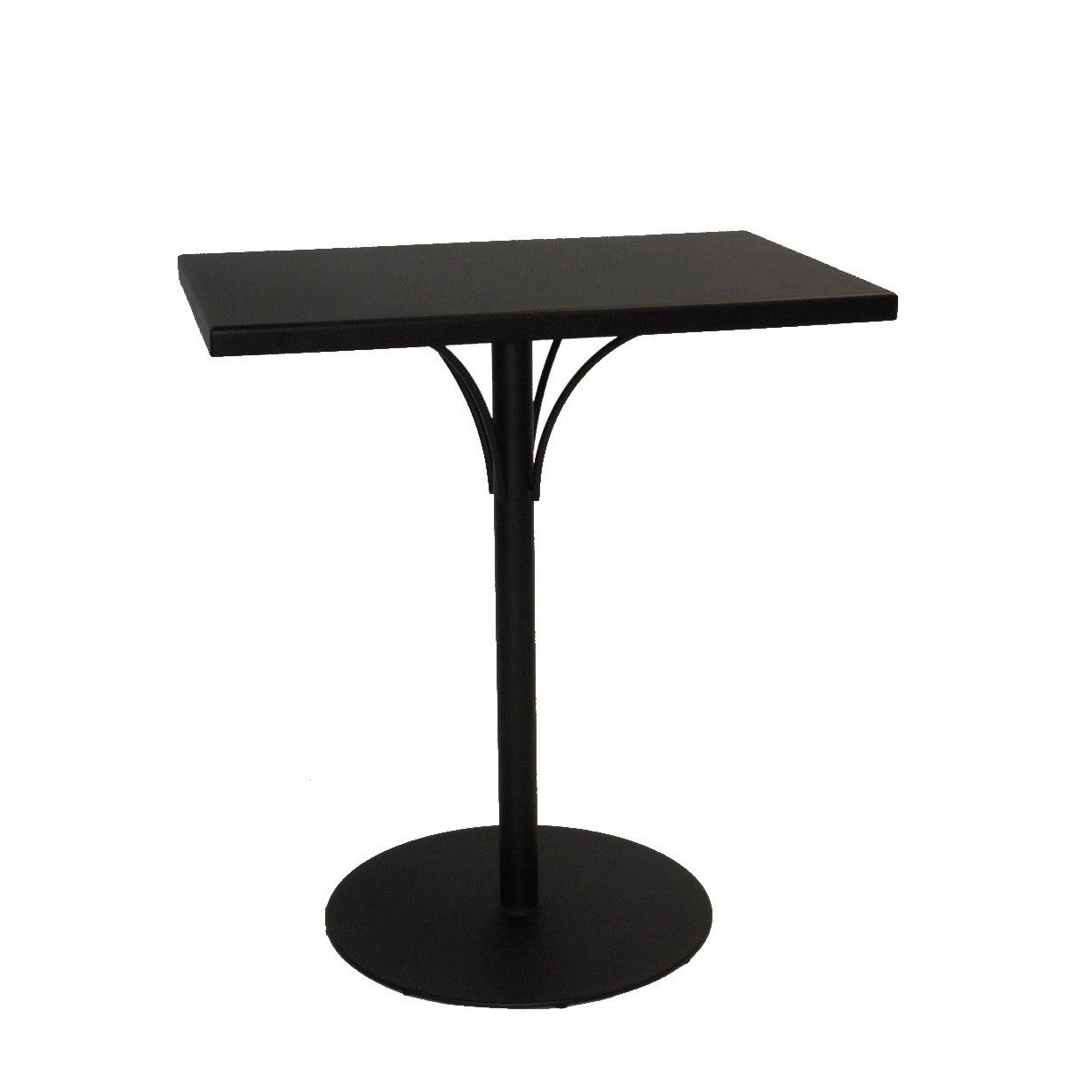 Bar Height Pedestal Dining Tables With Widely Used Aluminum Solid Top 24" X 36" Bar Height Table With (View 11 of 20)